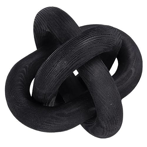 Alipis Decorazione Da Parete Sospesa Nodo Decorativo Catena in Legno Decorazione Per Casa Ufficio Scrivania