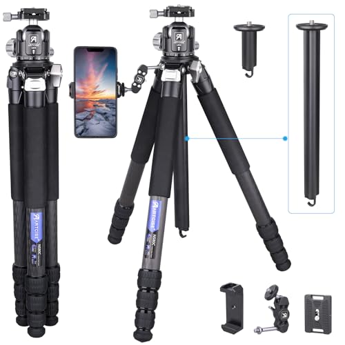Amazon | ARTCISE コンパクトカーボン三脚+44mm低重心ボール雲台キット
