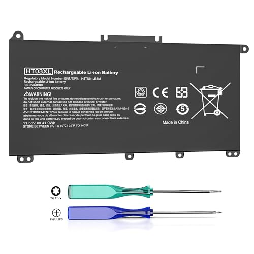 HT03XL Battery for HP Pavilion 14-CE 14-CF 14-DF 15-CS 15-DA 15-DB 15-DW 17-by 17-CA Series 14M-DH0003DX 14M-DH1003DX 15T-DA000 15T-CS200 15-CW1XXX 15T-CS300 15-DA0014DX L11119-855 hp Battery HT03XL