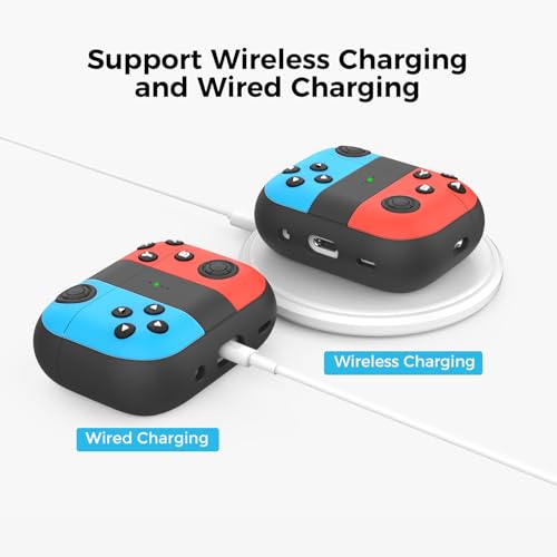 Image of TRONWIN Silicone Airpods Pro 2 Case Protective Cover Skin Gamepad Design for Airpods Pro 2022