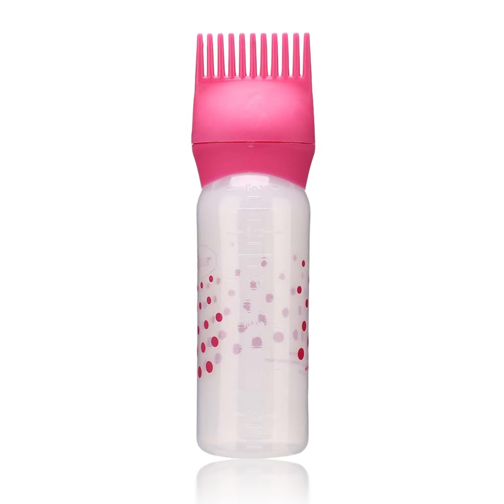 Root Comb Applicator Bottle with Graduated Scale and...
