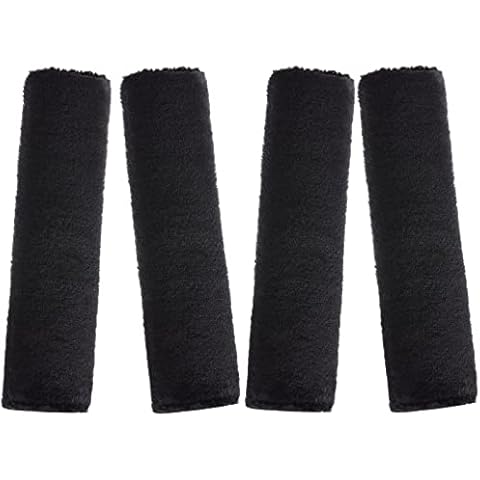 Boao 4 Pack Faux Sheepskin Car Seat Belt Pads Cover