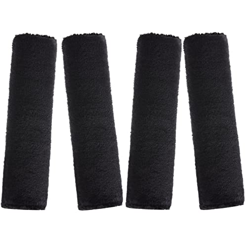 Boao 4 Pack Faux Sheepskin Car Seat Belt Pads...