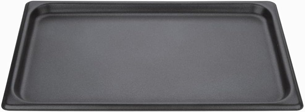 Vogue 13110 Gastronorm Non-Stick Baking Sheet 530X325X26mm Microwave Parchment Mat, Black