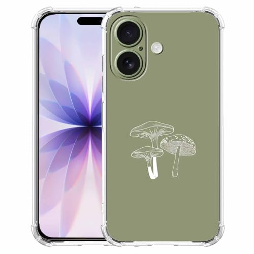 Coque champignon iPhone 17 en TPU souple antichoc léger