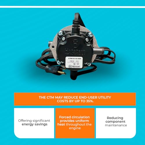Image of Thunder Parts HOTSTART CTM15110-N00 - HOTflow coolant preheater - Forced Circulation Engine Heating Systems - Original