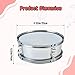 UGPLM 11inch Snare Drum with Adjustable Strap Professional Percussion Instrument Musical Instruments for Teens Birthday Gifts, Argent