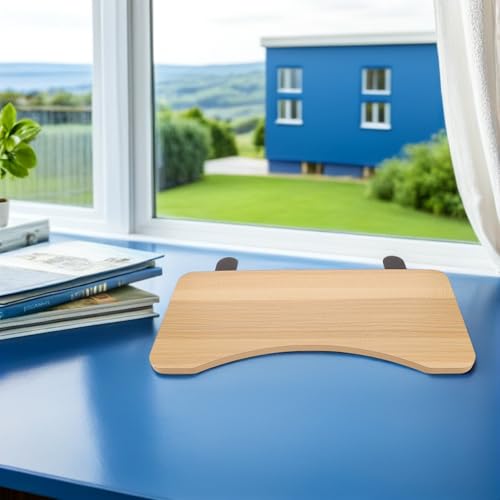 Rallonge de bureau en noyer LABRIMP et tiroir pour clavier d'ordinateur ergonomique