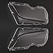 Carrfan Headlight Lens Cover, 1 Pair Left and Right Side Car Headlight Headlamp Lense Clear Lens Cover Replacemnt for BMW E46 2DR M3 325Ci 01-06 Base Coupe 2 Door 1999-2003
