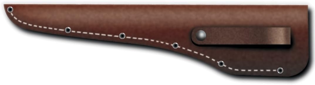 Brown Leather Knife Sheath Accepts 8-Inch blade (30216)
