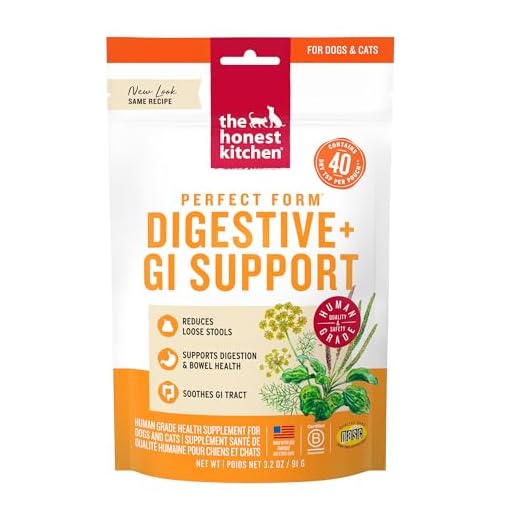 The Honest Kitchen Human Grade Perfect Form Herbal Digestive Supplement for Dogs & Cats, 3.2 Ounces