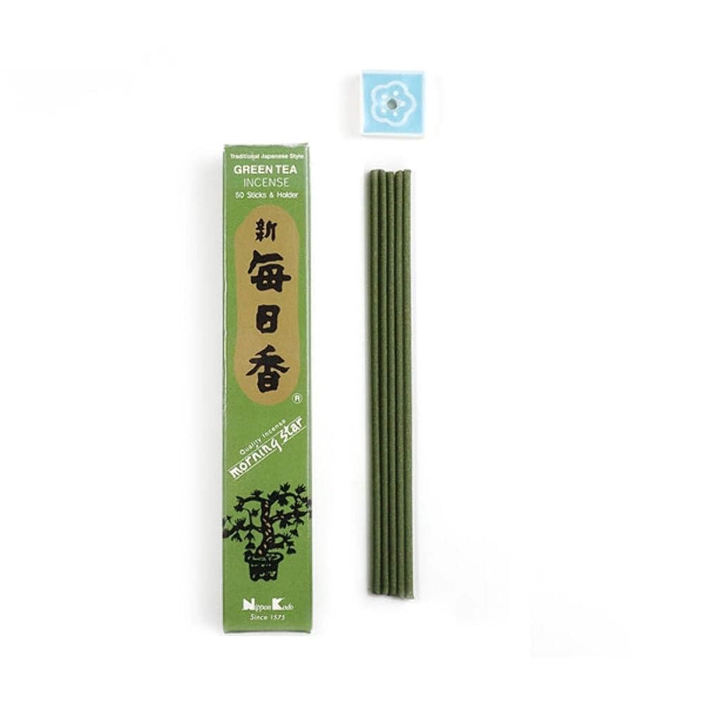 MORNING STAR INCENSE Incense Green Tea, 1 EA
