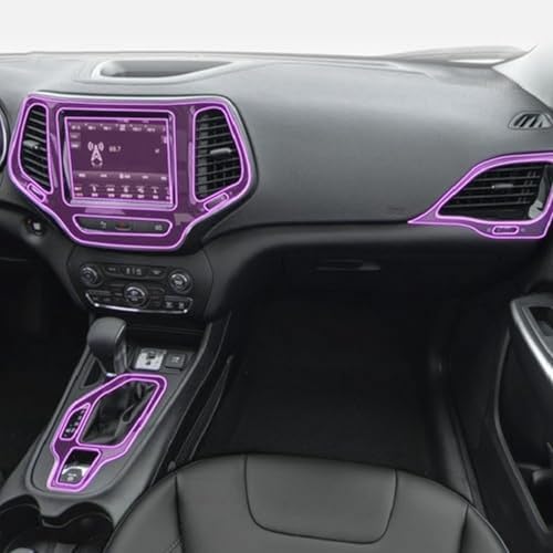 Película protectora de Jeep Cherokee 2019-2023 para evitar daños en consola