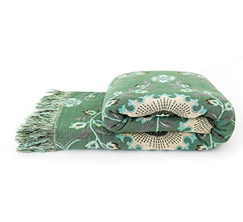 Heather Touch 100% Cotton Blanket Queen 78X90 Boho Oversized Throw Chair Covers With Tassels Lightweight Breathable Decorative Bed Blanket 4 Layers Muslin Couch Slipcover Sofa Protector Sunflower #TOP6