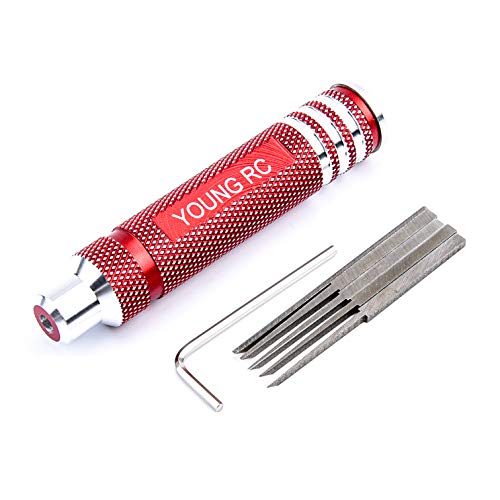 YoungRC Model Scriber Resin Carved Scribe Line Hobby Model Cutting Tools with Blade Resin Carved Scribe line for Gundam Model