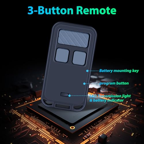Télécommande 890MAX garage 3 boutons émetteur compatible G953EV-P2 895MAX 893MAX - 3