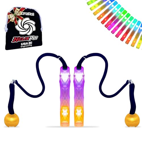 UltraPoi HelixPoi with LED Knob Handles