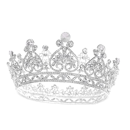 TOVINANNA 1 NE wedding bride anigift crown peBA ԉł̂߂̃wbhs[X ԉł̔ ̉̓ ԉł̊  Silver