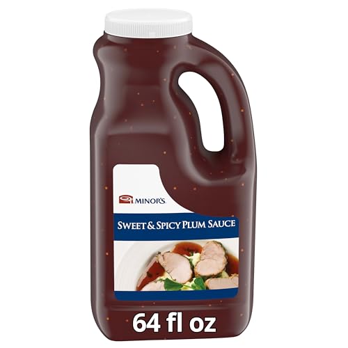 Minor's Sweet and Spicy Plum Sauce and Marinade, Wasabi Soy Flavor, 5 lb 9.6 oz Bulk Bottle (Packaging May Vary) (Pack of 1)
