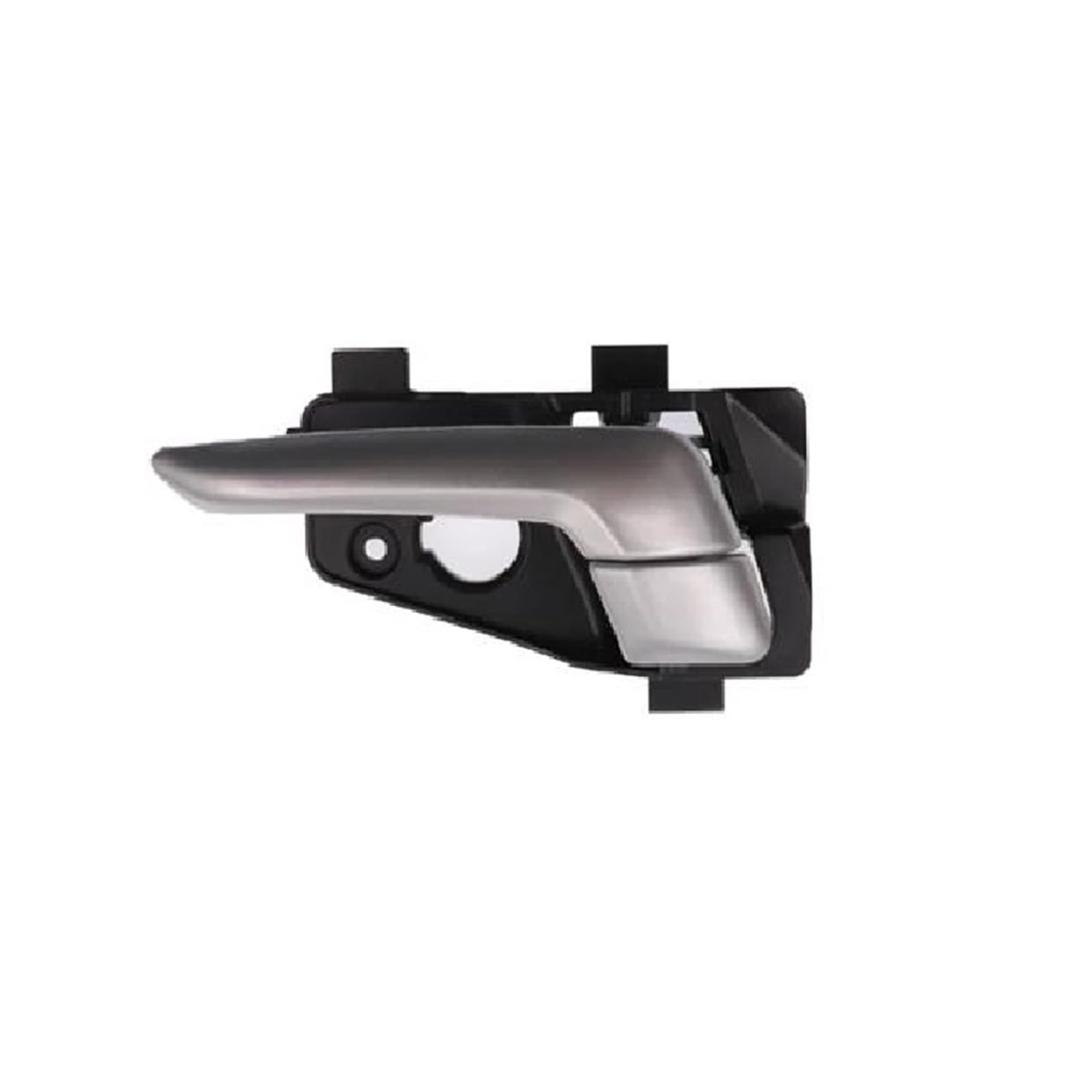LVXVMOZEOK Interior Door Handle Armrest for KIA for Picanto 2011-C Silver Black Inside Interior Door Handle 82620-1Y010 82610-1Y010 83620-1Y010 83610-1Y010(Rear Left)