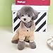 Izefia Hundemanteljacke Winddichter Kalter Wettermantel 4-Beine Warmer Hund Jumpsuit Winter Dicke Kleidung Schneesicherer Mantel Baumwolle Hundemantel für Kleine Hund Mittlere Hundekatze