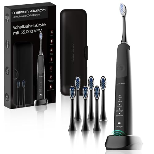 Tristan Auron Schallzahnbürste Sonic Master Schwarz