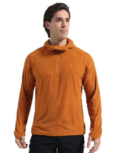 Vêtement de randonnée pull isolé 1/4 zippé couche intermédiaire polaire technique alpinisme