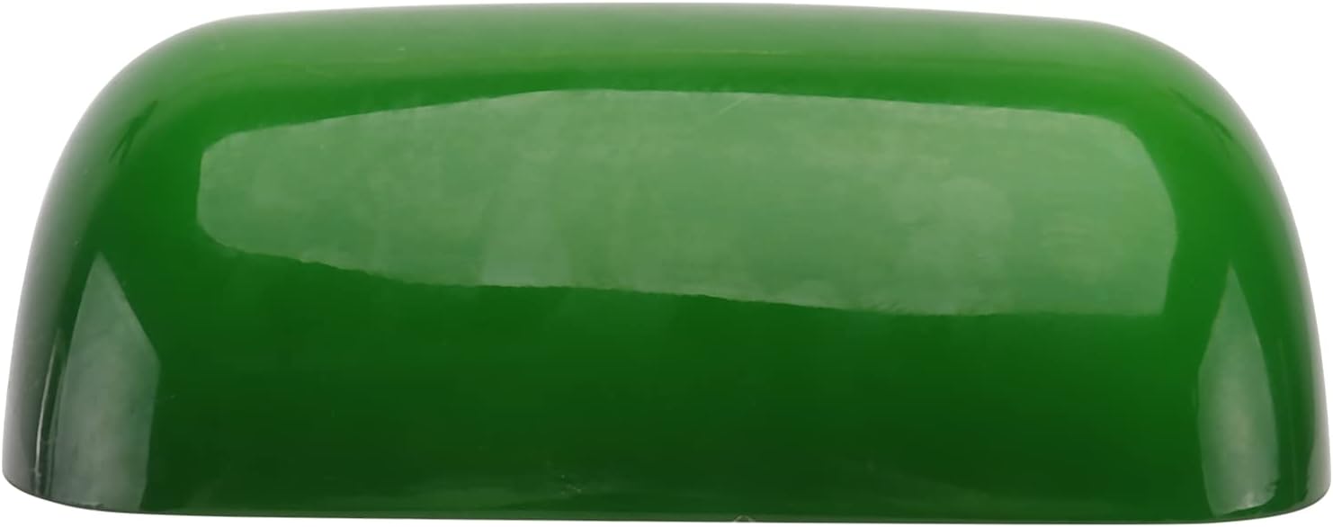 Beaupretty lamp shade replacement Glass Lamp Shade Replacement Bankers Lampshade for Living Room Bedroom Retro desk lamp green glass shade Lampshade desk lamp cover replacement