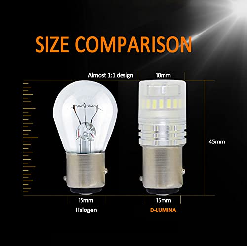 Glüwo Palla Lampada 12V 21/5W BAY15D – Luce Posteriore Per Simson E MZ, Ricambio Originale