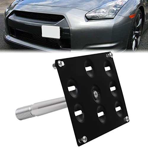 GS Front Bumper Tow Hook License Plate Relocator Bracket Holder Mount for Nissan 370Z GT-R Sentra Juke for Infinifti Q60 Q50 G37 (Coupe 2 Door Only) License Plate by Generic - Used condition - CA$20.31