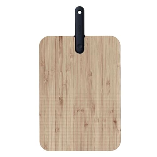 Trebonn - Artù Integriertes Brotmesser und Brett aus Bambus, mit gezahntem Brotmesser, 43x24x2.2 cm. Für Brot, Pizza, Focaccia und andere Bäckereiprodukte Cover