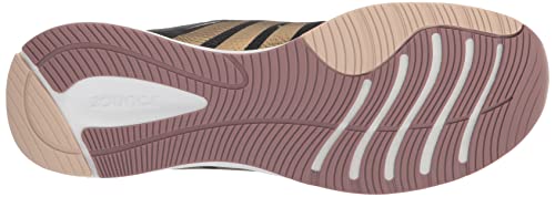Adidas Women's Edge Lux 5 Sneaker, Black/Gold Metallic/Wonder Oxide, 8.5 #TOP3