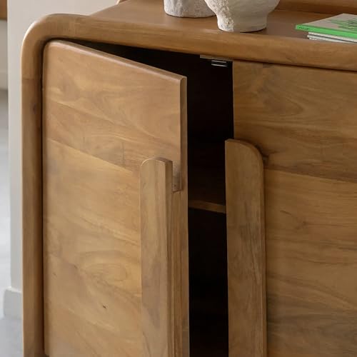 Image of The Attic Elfwood Classic Sideboard, Wooden Sideboard Cabinet, Crockery Cabinet
