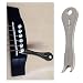 SCASTOE 1Pc Acoustic Guitar Bridge Pins Puller Extractor Removal Tool Stainless Steel