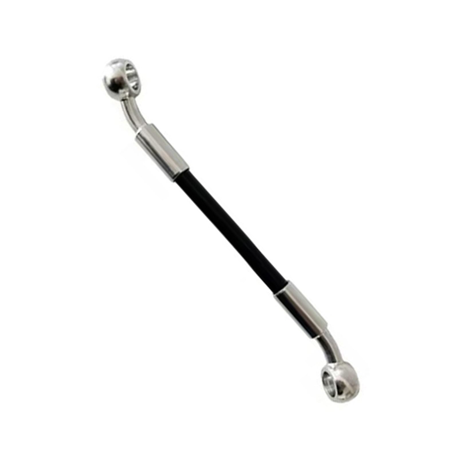 Motorcycle Brake Hose 10mm Banjo Motorcycle 28°-28° Stainless Steel Braided Brake Hose Fittings 10CM-500CM Oil Pipe Accessories(40cm)