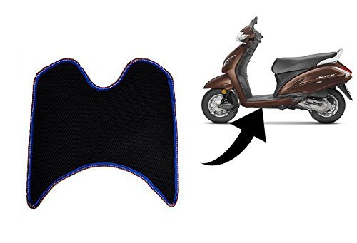 Honda Activa Hero Maestro Foot Mat Designer Mat Black And Red For