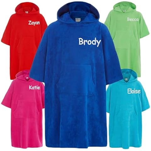 Gembroidery Personalised Hooded Poncho for Kids Cover