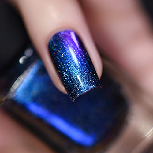 Image of ILNP Shockwave (H) - Vivid Blue to Purple Holographic Ultra Chrome Nail Polish