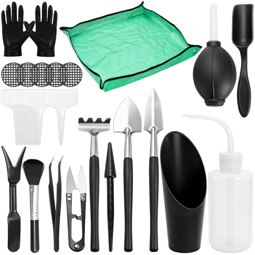 TOPZEA 30-Piece Mini Succulent Gardening Tools Set