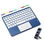 Vobafe – Vobafe Bluetooth Tastatur mit Touchpad, 7-farbiges Backlight