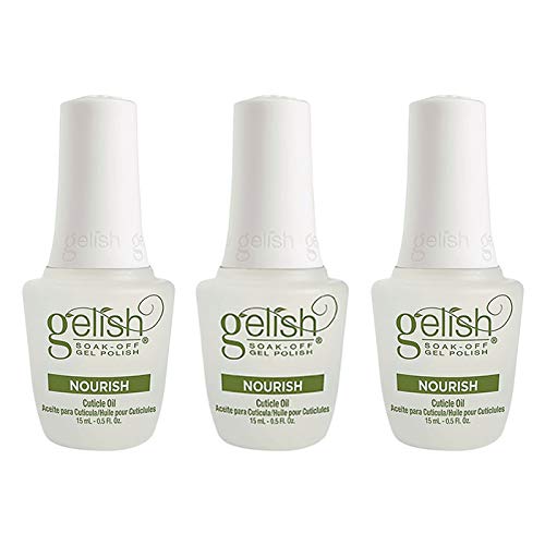 Gelish Soak-Off Gel Polish Nourish Cuticle Oil 0.5 oz (Pack Of 3)