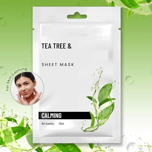 Image of Tea Tree Facial Serum Sheet Mask (Pack Of 6)
