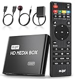 4K メディアプレーヤー フルHD【H.265/HEVC/VP9対応】外付けHDD/USB/SDカード 直接再生 多形式対応 (MKV/MP4/AVI/RM) コンパクト 日本語化 家庭用mp4プレーヤー デジタルサイネージ