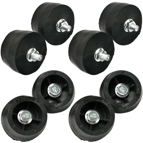 Patins en caoutchouc anti-vibrations robustes x8 pour compresseur
