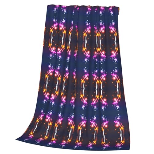 Couverture micro-polaire ultra douce plaid lit canapé maison salon à fleurs décoratives