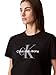 Calvin Klein Women's Monogram Logo Crewneck T-Shirt Black