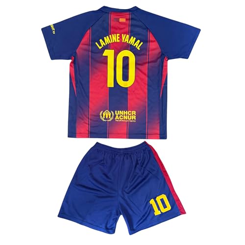 Generic LAMINE YAMAL 19 Soccer Jersey - Kids, Sports Fans - Blue, Unisex - 3-13 Years