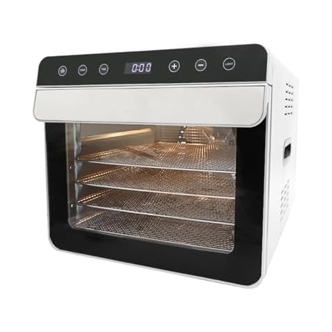 COZZIVITA Food Dehydrator | 6 Trays Fruit Dehydrator |Digital Adjustable Timer Food Dehydrator|185°F Temperature Control Food Dehydrator Machine for Home,Fruit,Candy,Jerky,Meat and Herbs. Cover