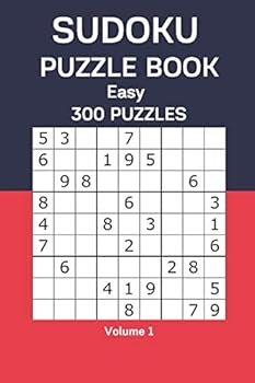 Paperback Sudoku Puzzle Book Easy: 300 Puzzles Volume 1 Book