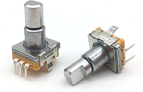 Interrupteur encodeur rotatif EC11 à 5 broches avec bouton poussoir intégré en lot de 5 pièces